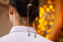 画像をギャラリービューアに読み込む, 麻炭ボール入り耳せん「Happy New イヤー」